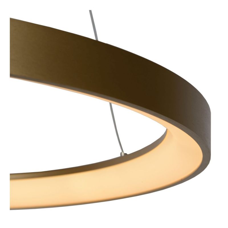 Lampa wisząca Lucide VIDAL złoto-odcienie złota LED 48W biały ciepły 2700K 2987lm IP20 wym:150x58x58cm - 1 szt.
