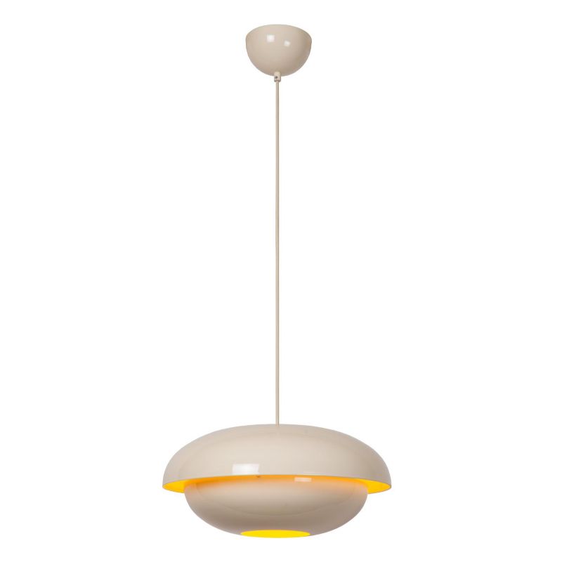 Lampa wisząca Lucide YOUNES kremowa 1xE27x40W IP20 wym:50x40x40cm - 1 szt.