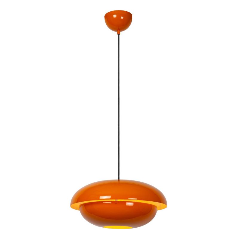 Lampa wisząca Lucide YOUNES pomarańczowa 1xE27x40W IP20 wym:50x40x40cm - 1 szt.
