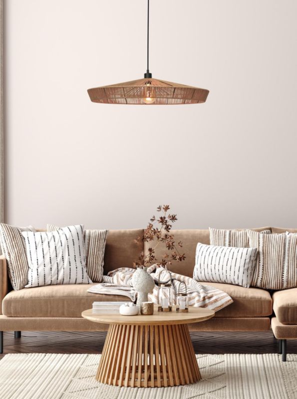 Lampa wisząca Lucide Yunkai 5707 jasne drewno boho 1xE27 x 60W 1 szt.