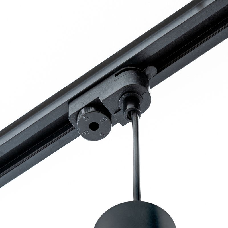 Lampa Wisząca Lumiled Szynoprzewód Lumiled Zwis Szyna 29cm Reflektor GU10 LED Czarny 1 szt.