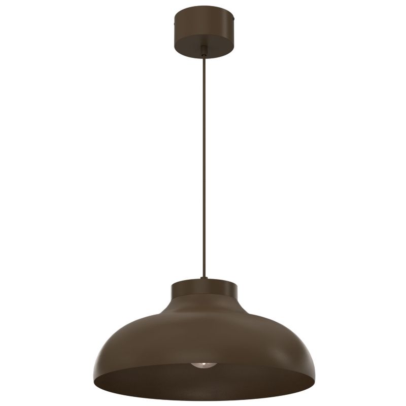 Lampa wisząca Luminex Basca brązowa 1xE27x15W IP20 wym: 130x40x40cm - 1 szt.
