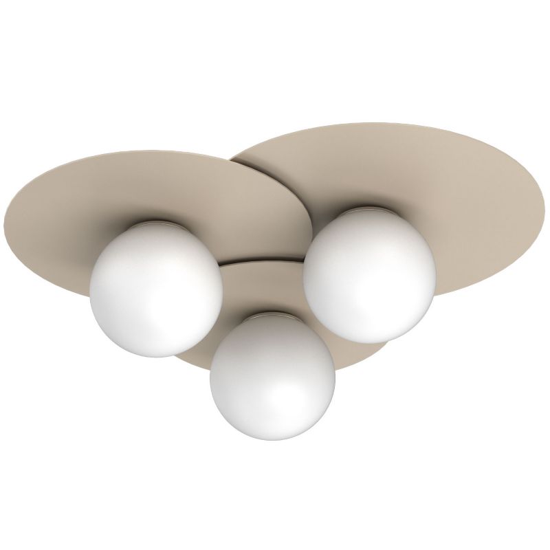 Lampa wisząca Luminex Flat beżowa 3xE27x 15W IP20 wym:21x60x55cm - 1 szt.