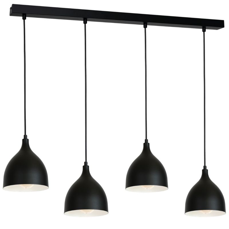Lampa wisząca Luminex Noak Classic 8793 czarna matowa nad