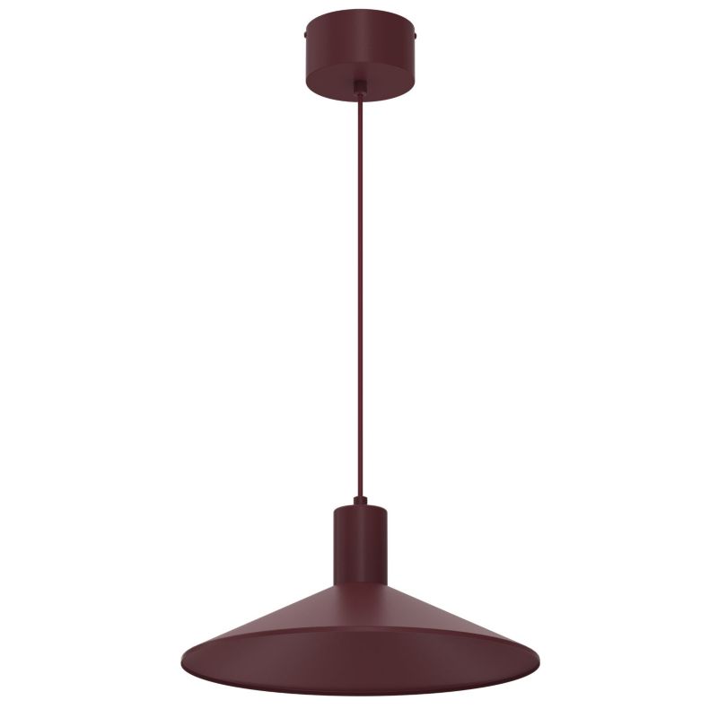 Lampa wisząca Luminex Nox czerwona 1xGU10x8W IP20 wym:115x36x36cm - 1 szt.