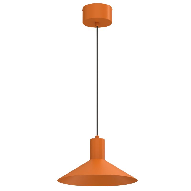Lampa wisząca Luminex Nox żółto-pomarańczowa 1xGU10x8W IP20 wym:115x30x30cm - 1 szt.