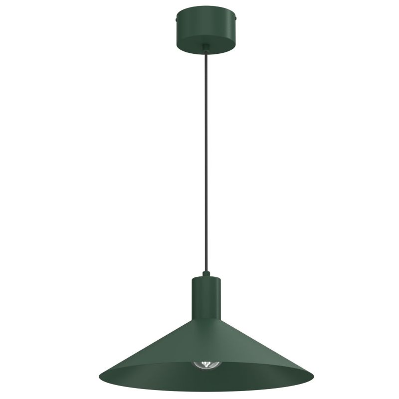 Lampa wisząca Luminex Nox zielona 1xE27x15W IP20 wym:118x40x40cm - 1 szt.