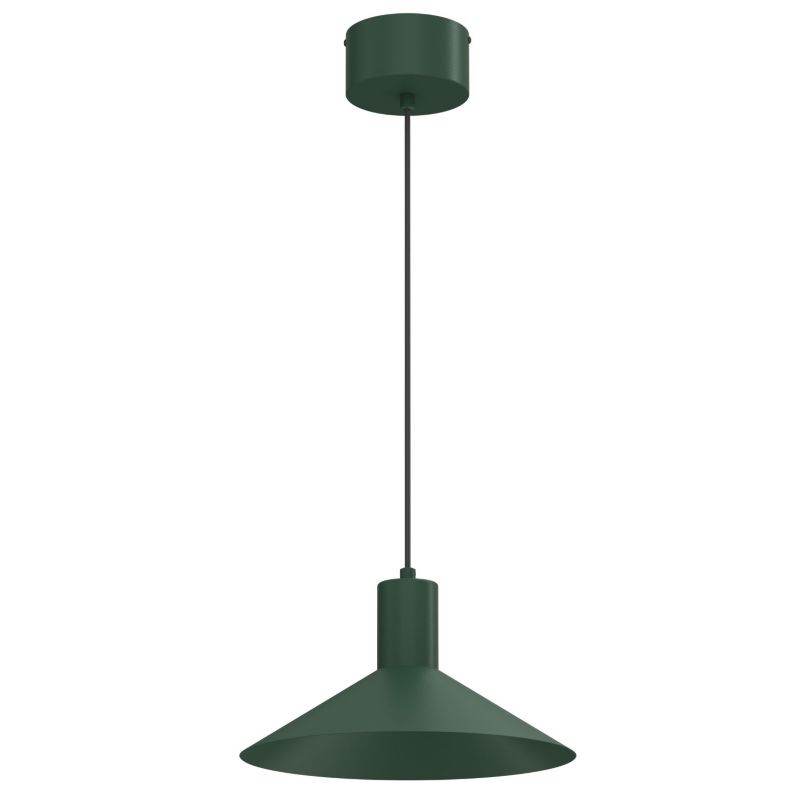 Lampa wisząca Luminex Nox zielona 1xGU10x8W IP20 wym:115x30x30cm - 1 szt.