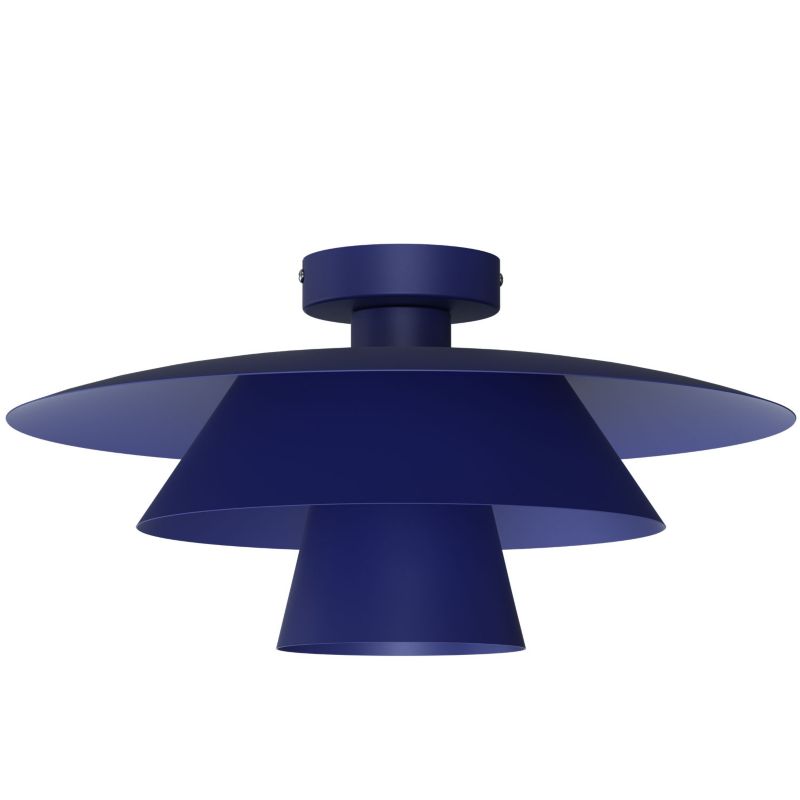 Lampa wisząca Luminex Plato niebiesko-turkusowa 1xE27x15W IP20 wym:16,5x32x32cm - 1 szt.