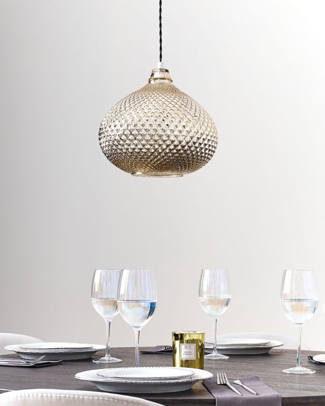 Lampa wisząca Madon Szkło Złoty 1 szt.