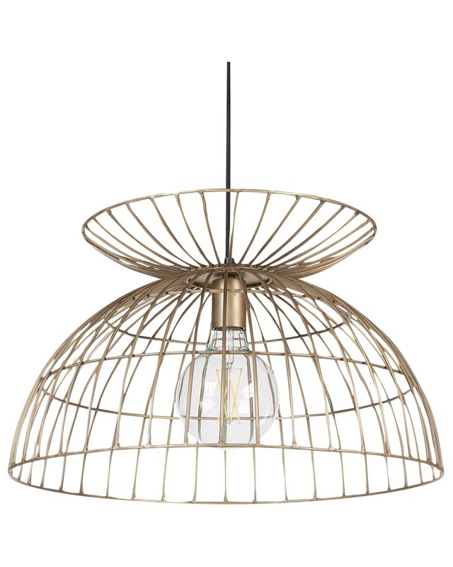 Lampa wisząca Mahanadi Metal Mosiężny 1 szt.
