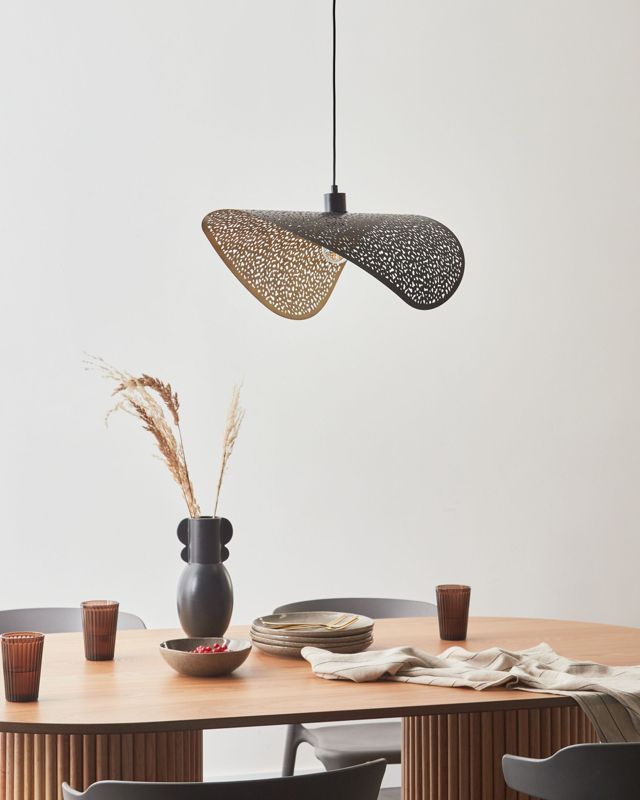 Lampa wisząca Mahi Metal Czarny 1 szt.