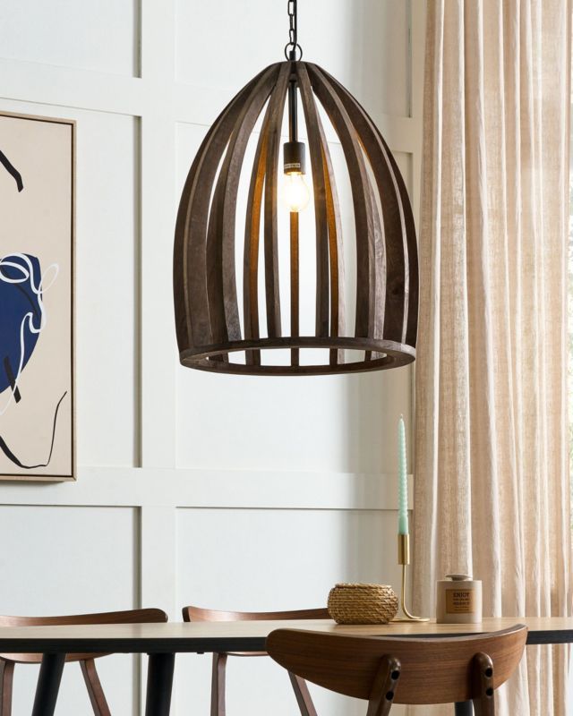 Lampa wisząca Manair Drewno Ciemne drewno 1 szt.