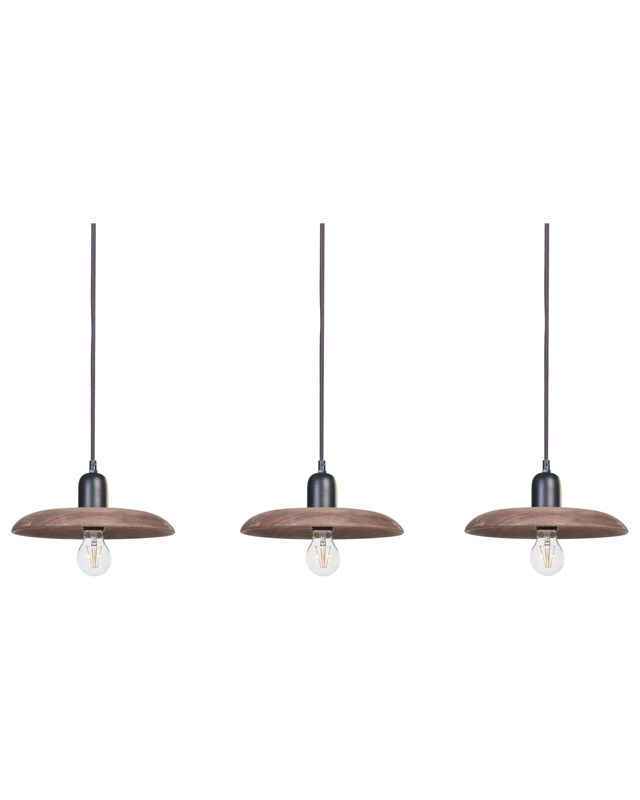 Lampa wisząca Manjeera Drewno Ciemne drewno 1 szt.