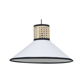 Lampa wisząca Mantua Rattan Biały 1 szt.