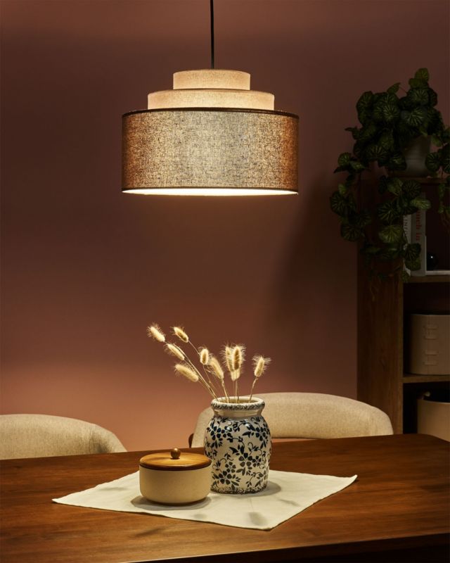Lampa wisząca Masparro Len Brązowy 1 szt.