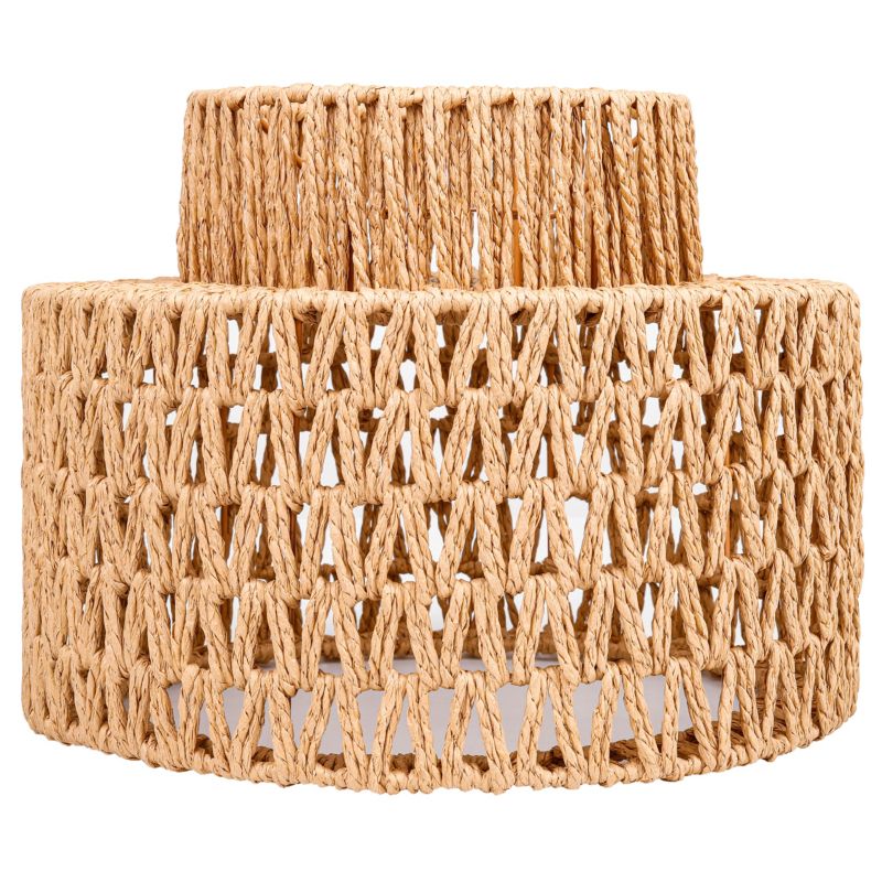 Lampa wisząca MasterLED Korn E27 LED oprawa sufitowa żyrandol 30cm IP20 bambus boho 1 szt.