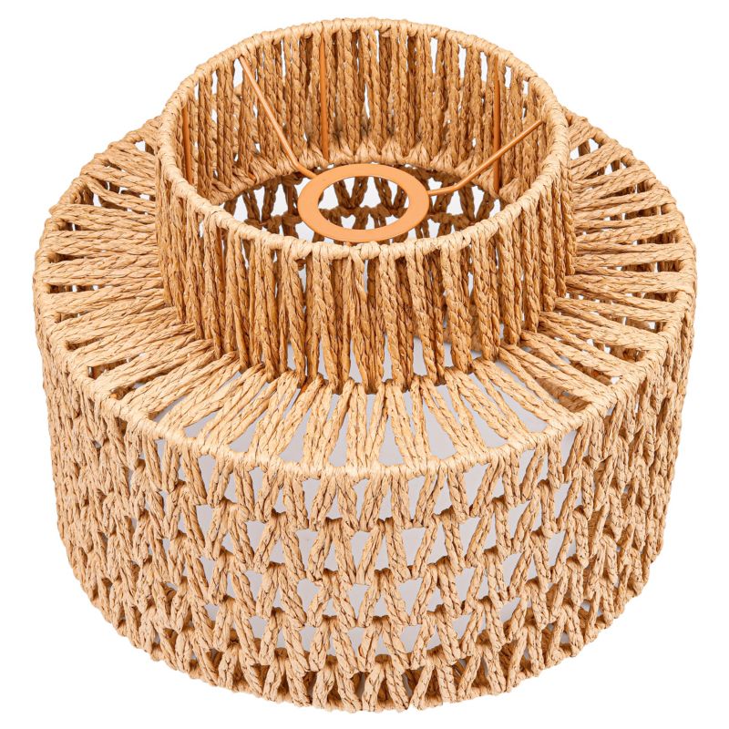 Lampa wisząca MasterLED Korn E27 LED oprawa sufitowa żyrandol 30cm IP20 bambus boho 1 szt.