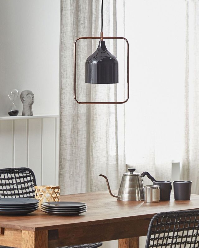 Lampa wisząca Mavone Metal Czarny 1 szt.