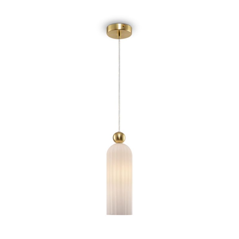 Lampa wisząca Maytoni Antic mosiężno-złota szklany klosz 1xE14 x 40W 1 szt.