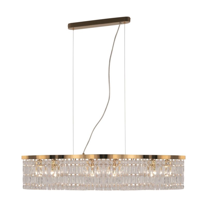 Lampa wisząca Maytoni Dune 2360 mosiężno-złota kryształowa 6xE14 x 60W 1 szt.