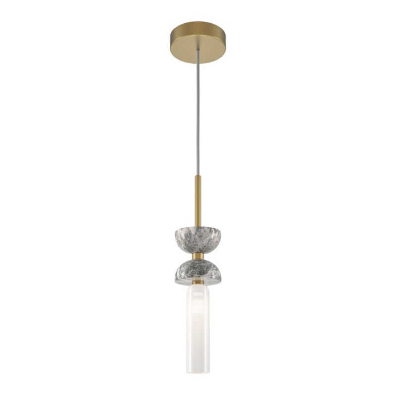 Lampa wisząca Maytoni Kyoto 6705 złoto-szara tuba 1xG9 x 28W 1 szt.