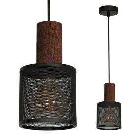 Lampa wisząca Milagro Ares Black 1xE27 1 szt.