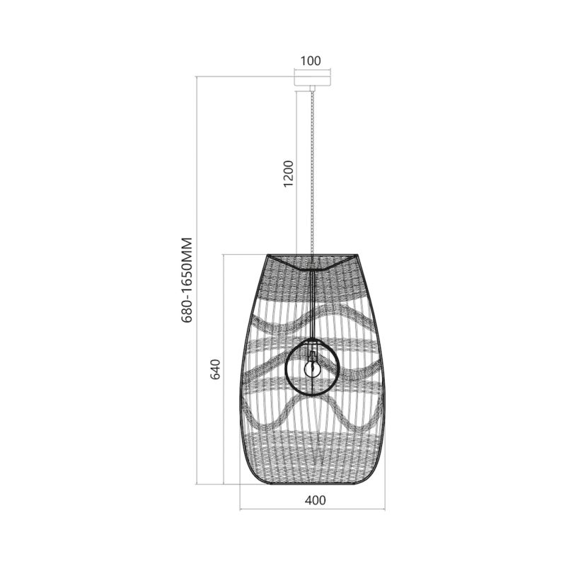Lampa wisząca Milagro Arona E14 40w 1 szt.