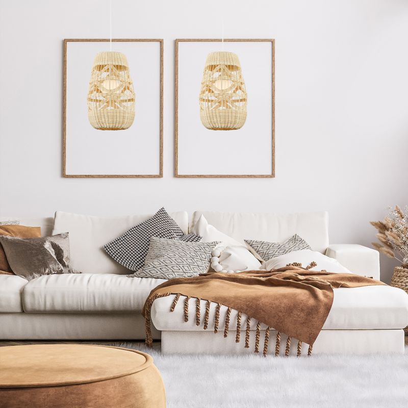 Lampa wisząca Milagro Arona Natural G9 40w 1 szt.