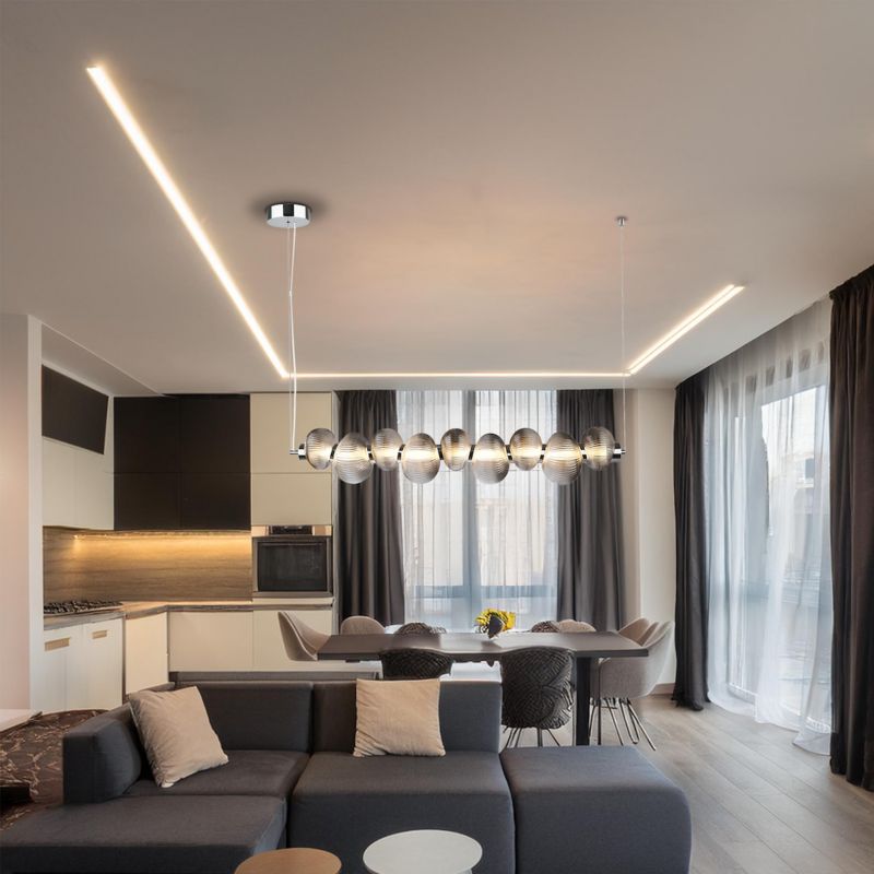 Lampa wisząca Milagro Bolla LED 32W czarny 1 szt.