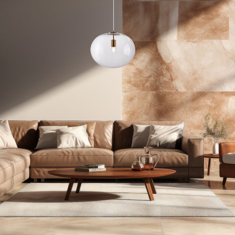 Lampa wisząca Milagro Campania E27 60w 1 transparentny szt.