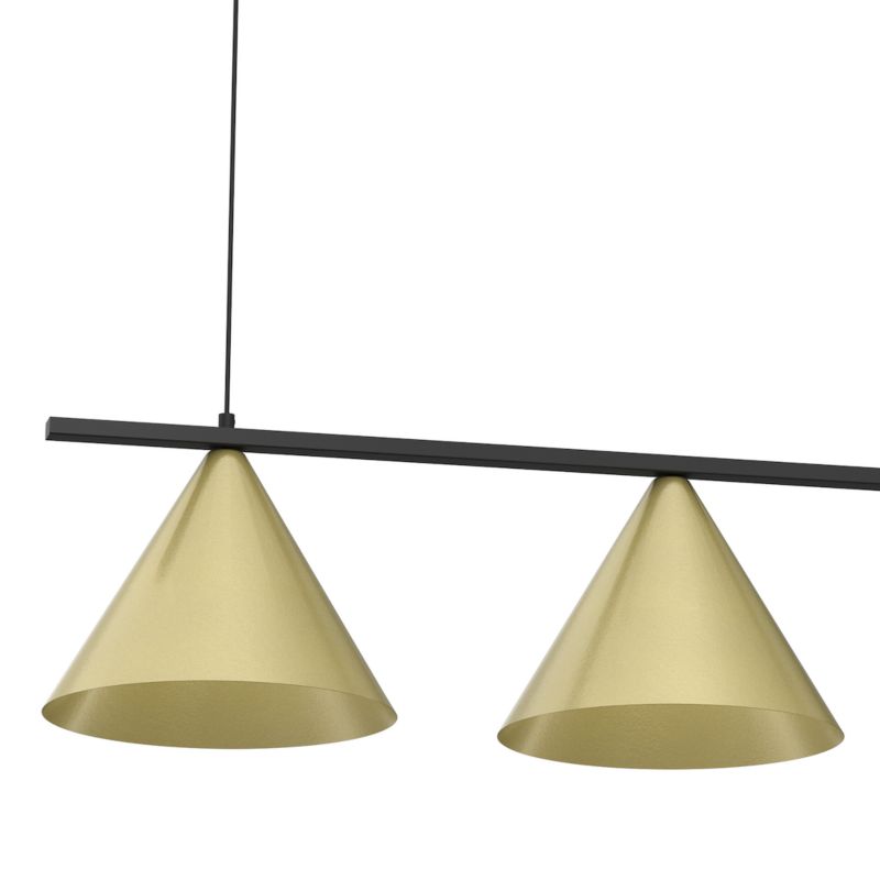 Lampa wisząca Milagro Capital 3xGx53 40W złoty 1 szt.