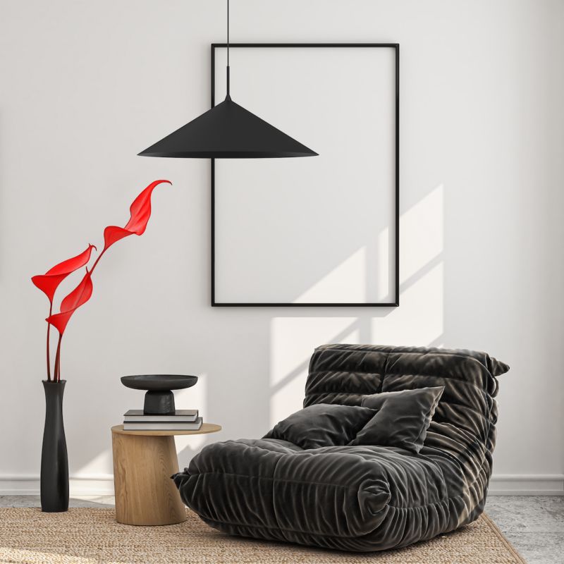 Lampa wisząca Milagro Capital Gx53 1W czarny 1 szt.
