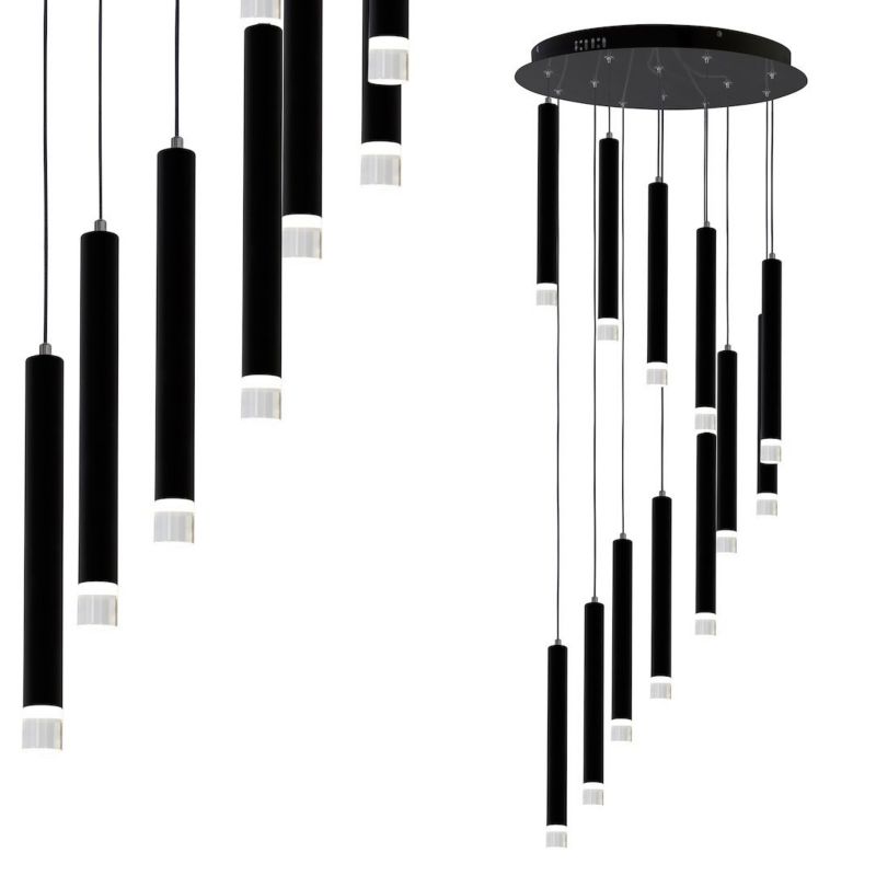 Lampa wisząca Milagro  Carbon 12w Led Ice 840 lm 1 szt.