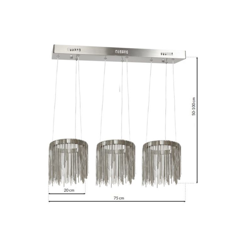 Lampa wisząca Milagro Cascata 54W LED 1 szt.