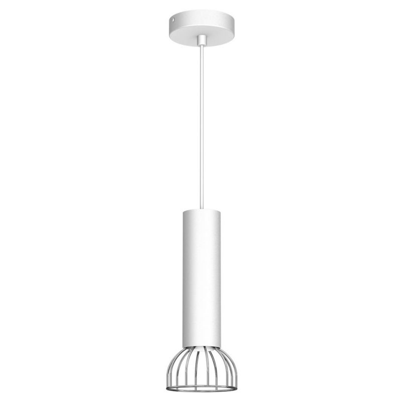Lampa wisząca Milagro Dante Silver 1x mini gu10 czarno-srebrna 1 szt.