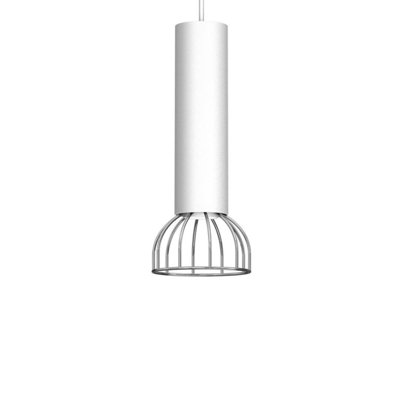 Lampa wisząca Milagro Dante Silver 1x mini gu10 czarno-srebrna 1 szt.