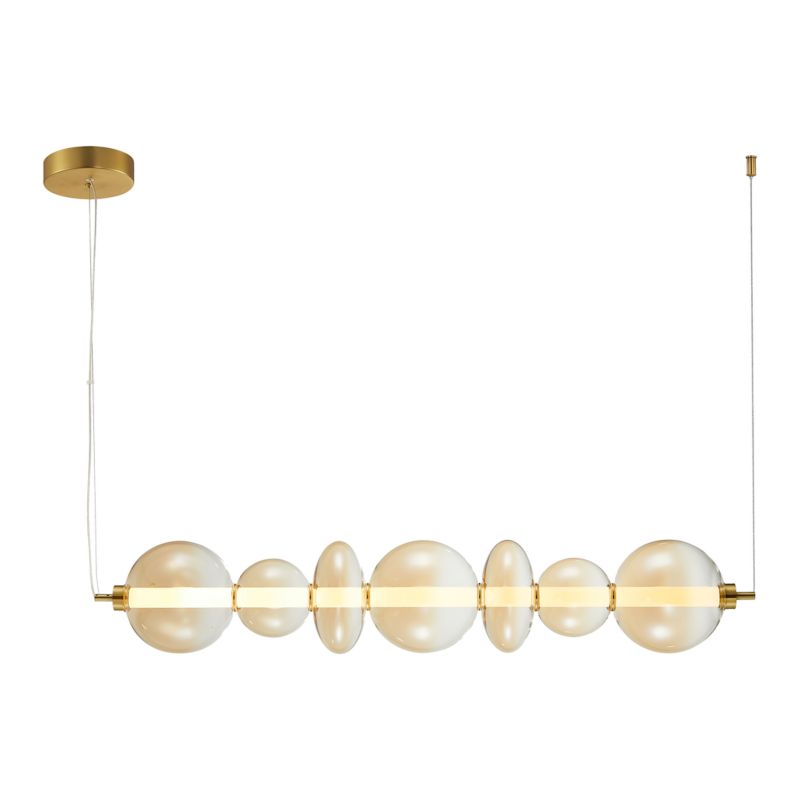 Lampa wisząca Milagro Daphne Amber Led 40w 1 szt.