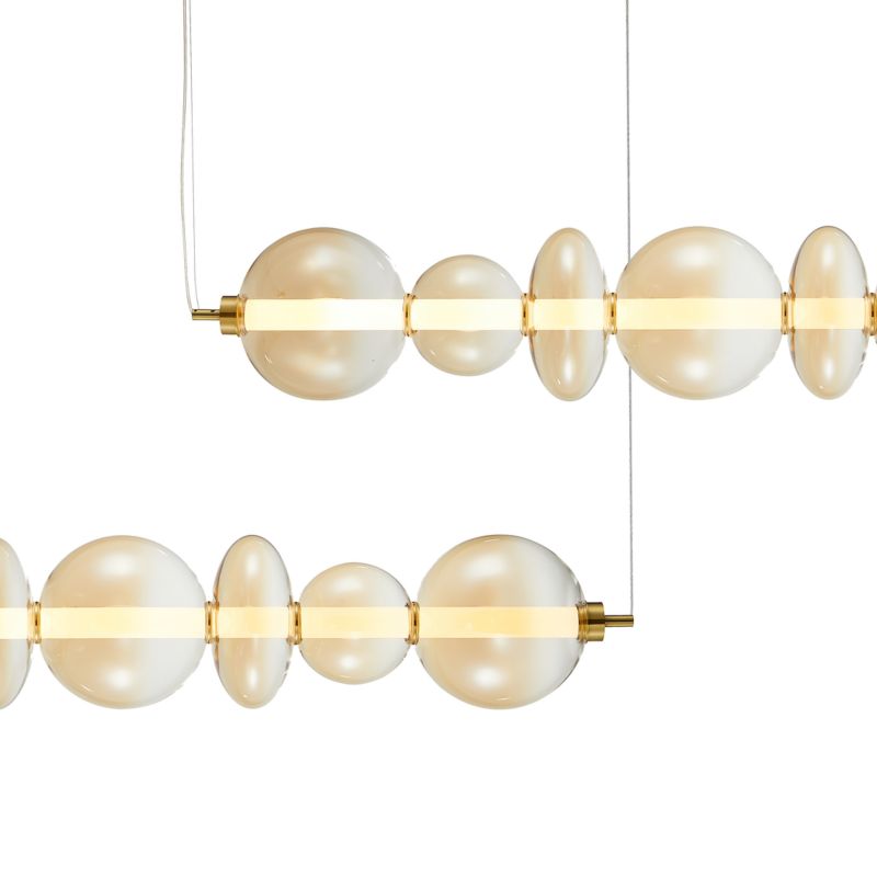 Lampa wisząca Milagro Daphne Amber Led 40w 1 szt.