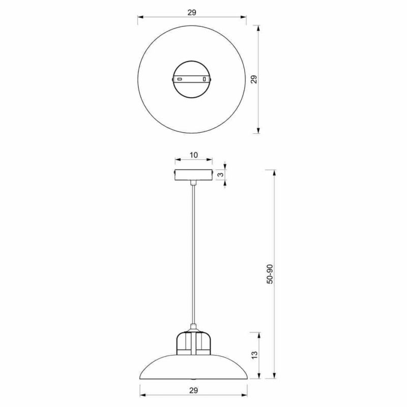Lampa wisząca Milagro Felix 7090 zielono-złota szerokość 30 cm 1xE27 x 40W 1 szt.