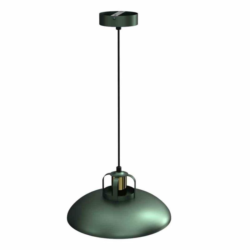 Lampa wisząca Milagro Felix 7090 zielono-złota szerokość 30 cm 1xE27 x 40W 1 szt.