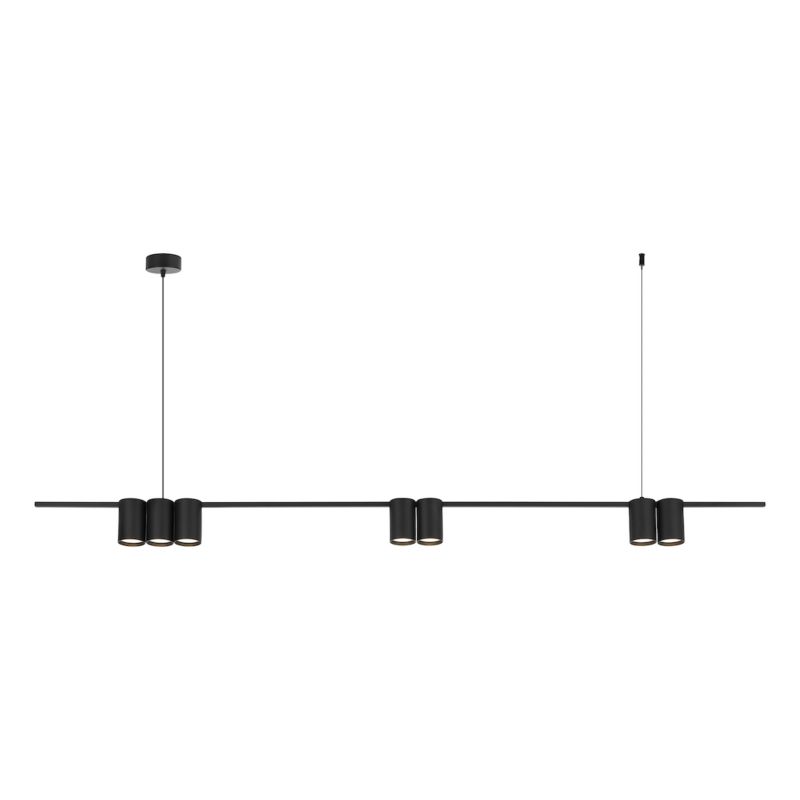 Lampa wisząca Milagro Genesis Black Gu10 70w 1 szt.
