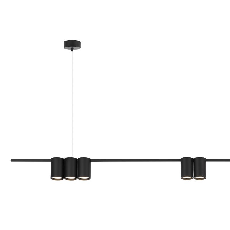 Lampa wisząca Milagro Genesis Black Gu10 70w 1 szt.