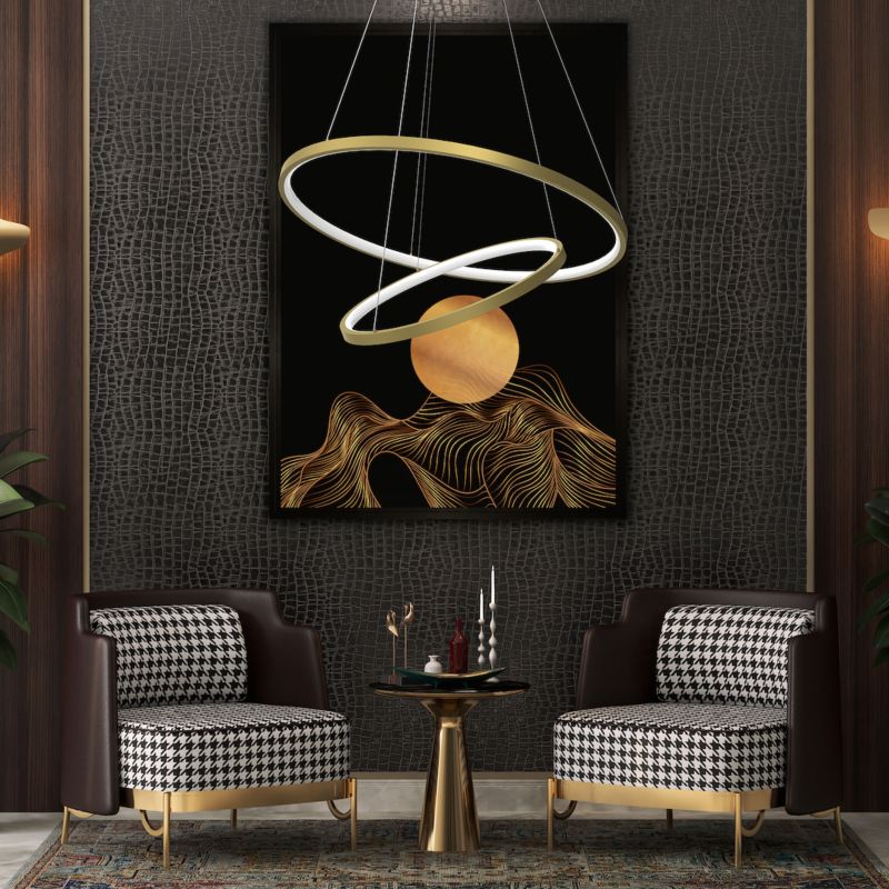 Lampa wisząca Milagro Hoop Gold Led 51w 1 szt.
