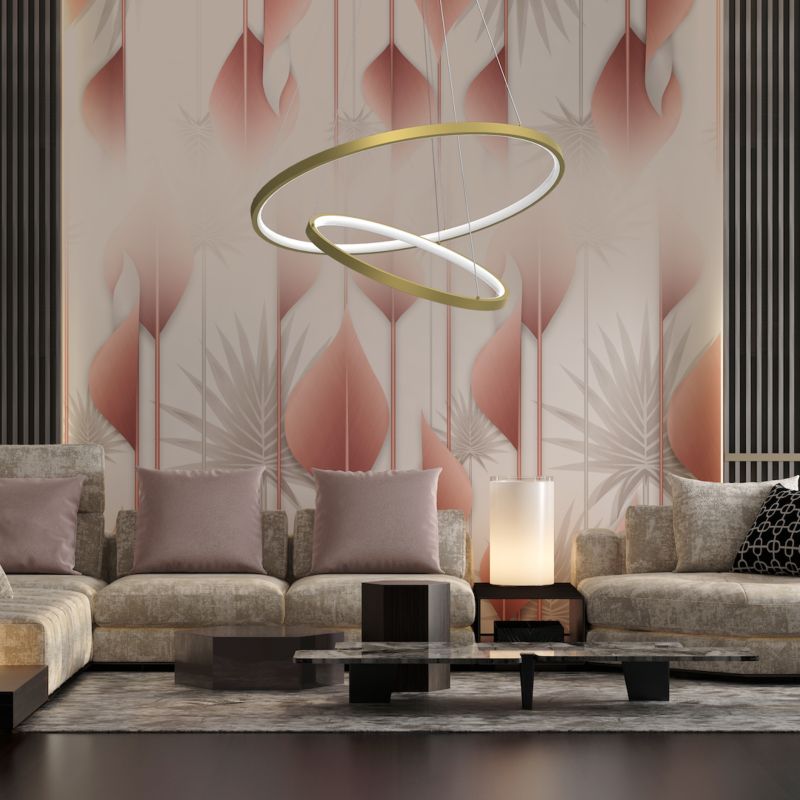 Lampa wisząca Milagro Hoop Gold Led 51w 1 szt.