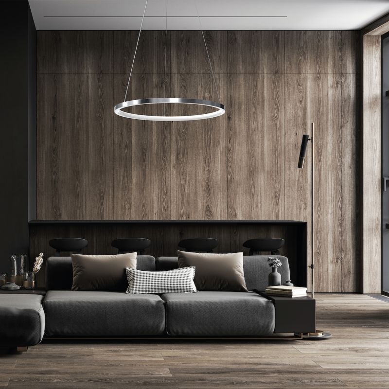 Lampa wisząca Milagro Hoop Led 27w 1 chrom szt.