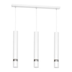 Lampa wisząca Milagro Joker Biały-Chrom 3xGu10 1 szt.