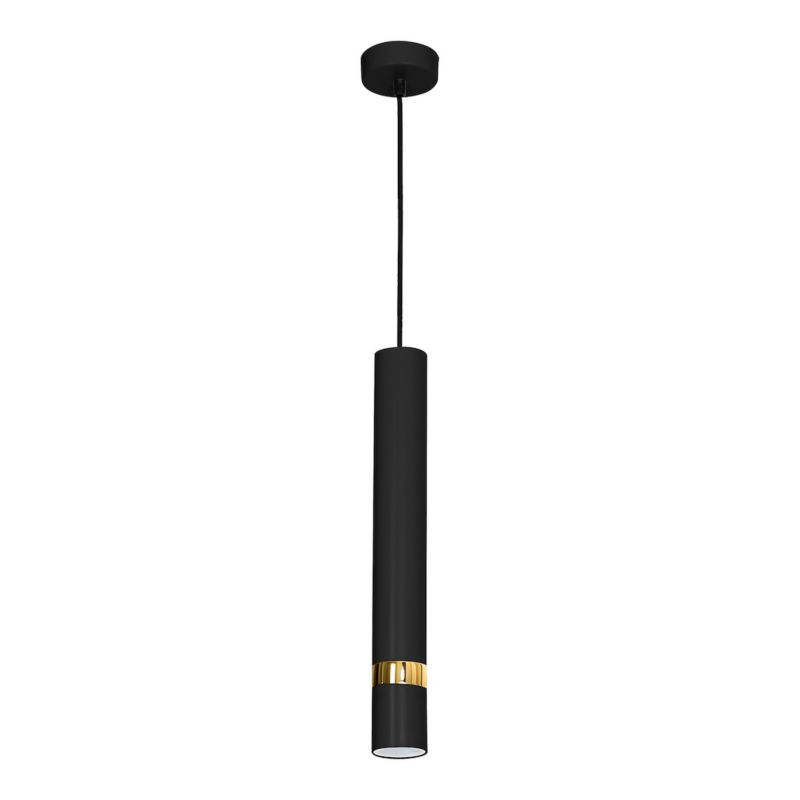 Lampa wisząca Milagro  Joker Czarny-złoto 1xgu10 1 szt.