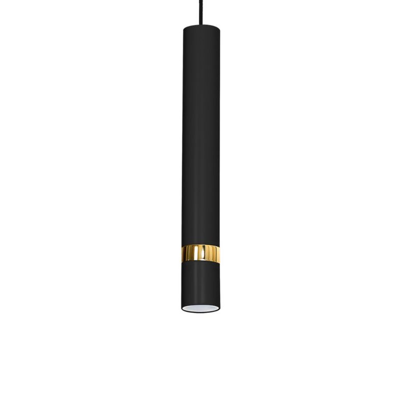 Lampa wisząca Milagro  Joker Czarny-złoto 1xgu10 1 szt.