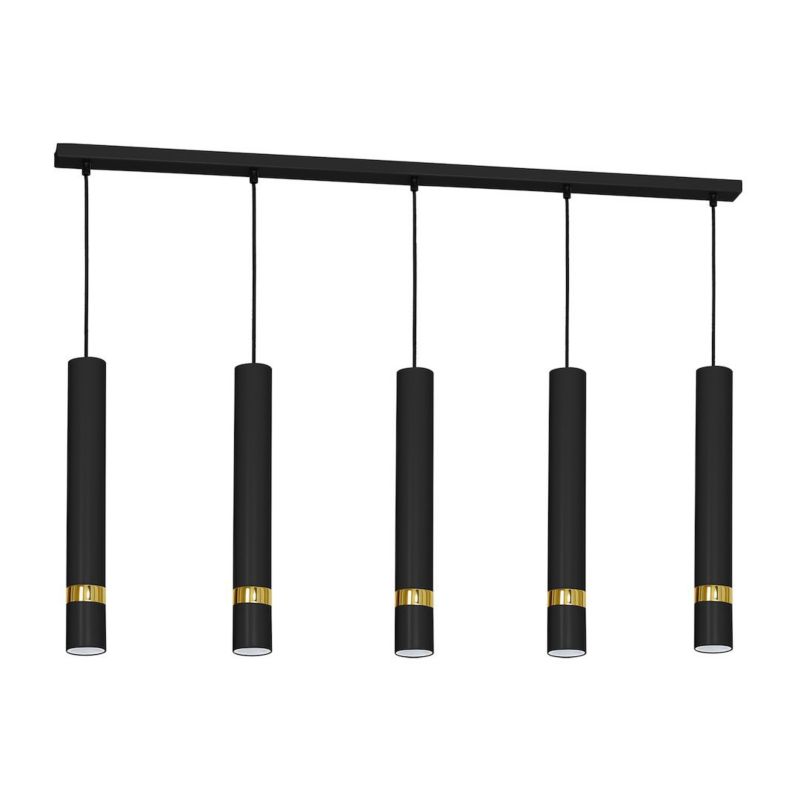 Lampa wisząca Milagro Joker Czarny-Złoty 5xgu10 1 szt.